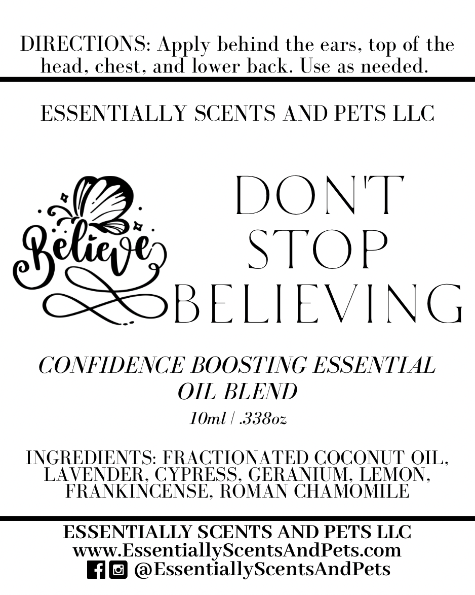 Don't Stop Believing Animal Aromatherapy Essential Oil Blend 10mL Roller