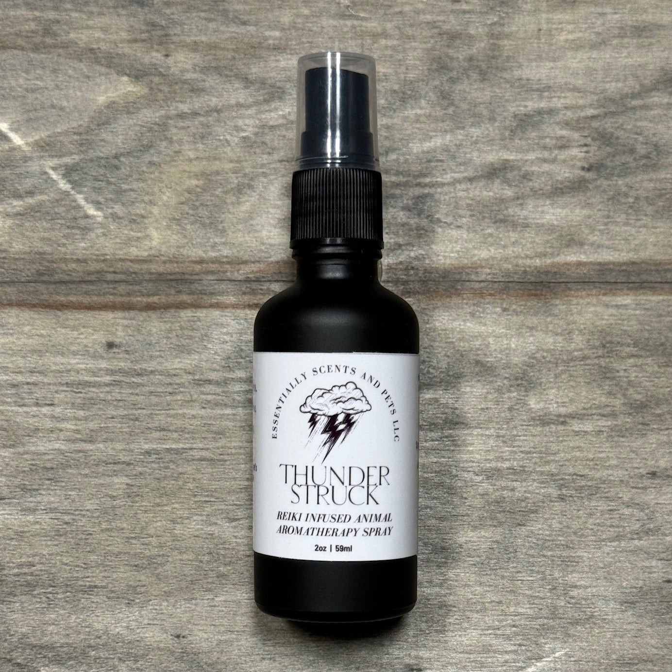 Thunderstruck Thunderstorm Anxiety Reiki-Infused Animal Aromatherapy Essential Oil Blend Spray