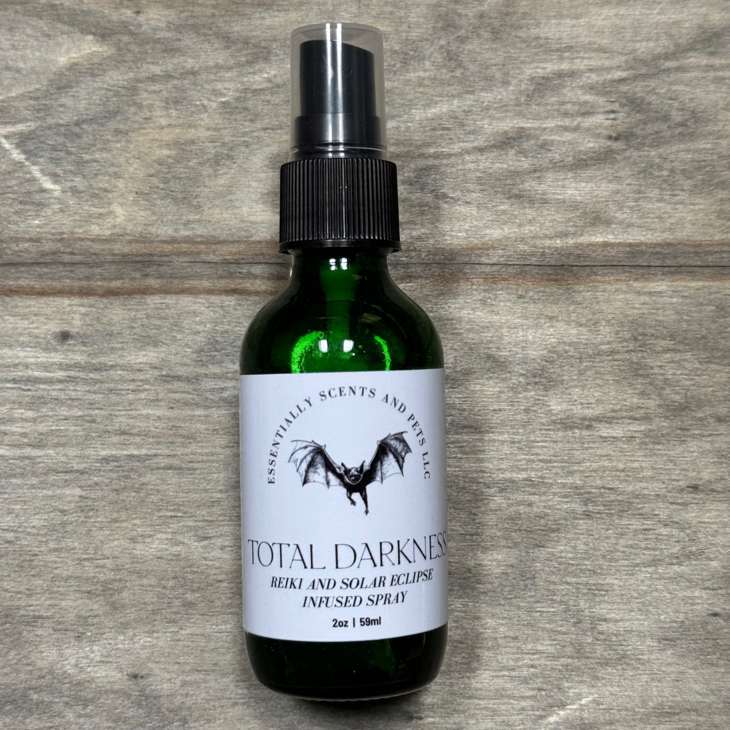 Total Darkness (Rebirth & Intuition) Reiki & Solar Eclipse Infused Essential Oil Spiritual & Meditation Journey Blend Spray