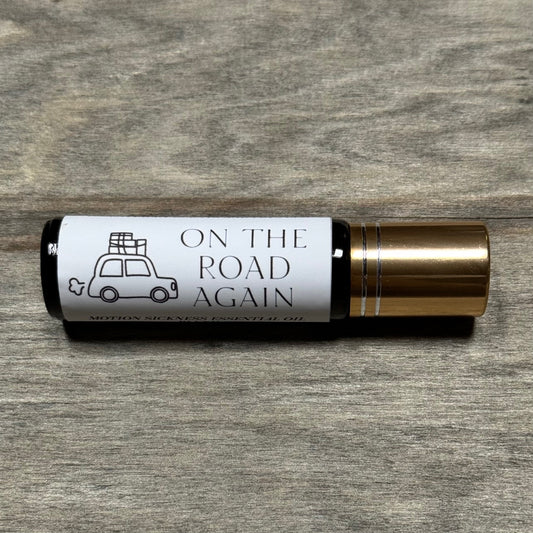 On The Road Again Motion Sickness Essential Oil Blend 10mL Roller