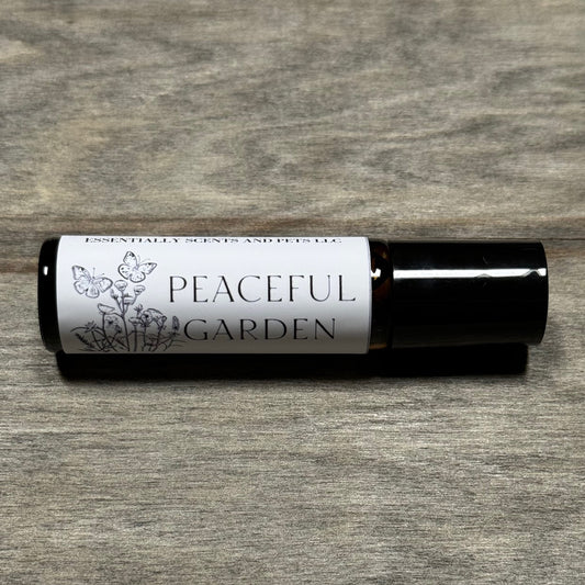 Peaceful Garden Feline Anxiety Essential Oil Blend 10mL Roller