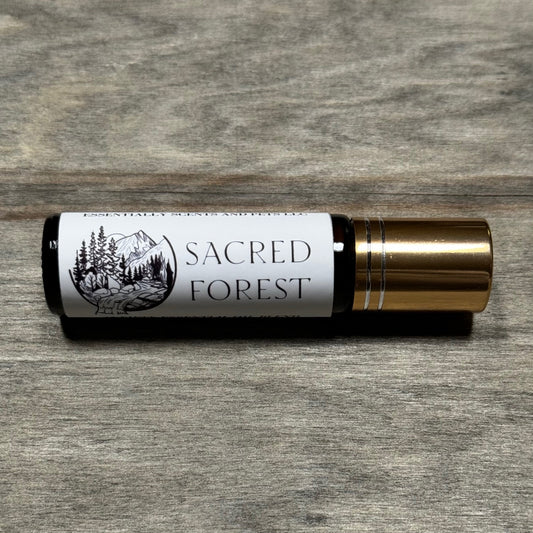 Sacred Forest Anxiety Animal Aromatherapy Essential Oil Blend 10mL Roller