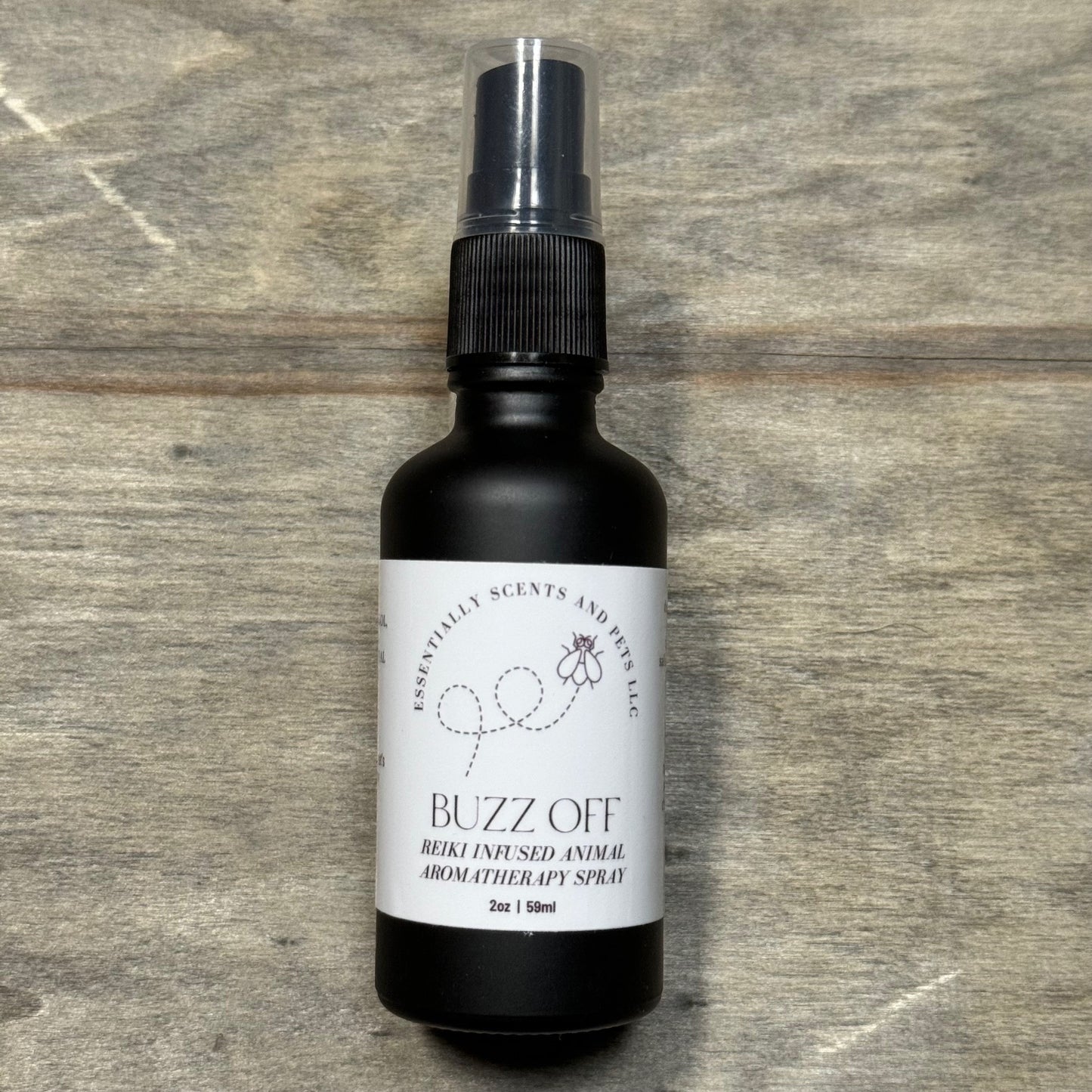 Buzz Off Flea, Tick & Bug Reiki-Infused Animal Aromatherapy Essential Oil Blend Spray